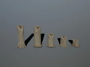 tombstone set 3D Model