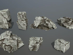 록 세트 3D 모델