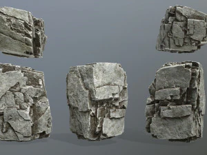 rock set 3D Model