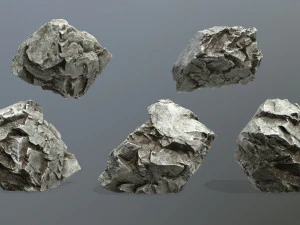 rock set 3D Model