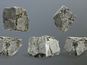 rock set 3D Model