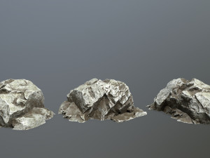 rock set 3Dモデル