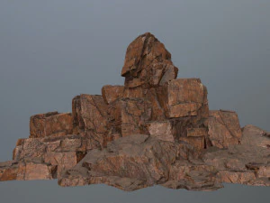 desert rock set 3D Model