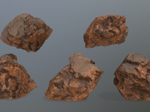desert rock set 3D Model
