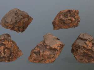 desert rock set 3D Model