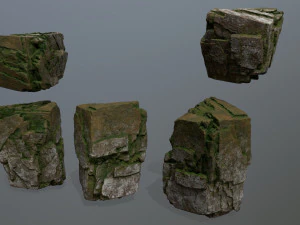 rock set 3D Model