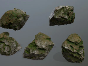 rock set 3D Model