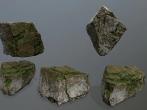 rock set 3D Model