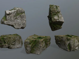 rock set 3D Model