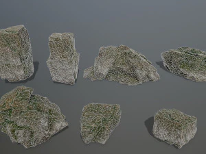rock set 3D Model