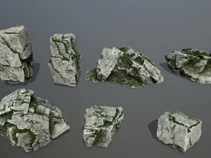 roccia del deserto Modello 3D