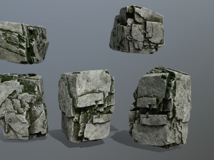 desert rock 3D 모델