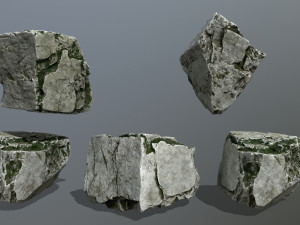 desert rock 3D 모델