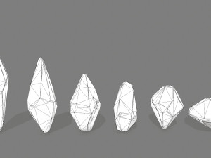 crysal set Modèle 3D