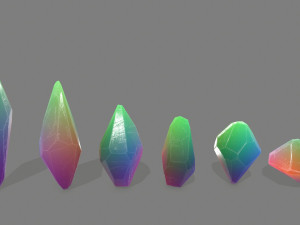 crystal set Modelo 3D