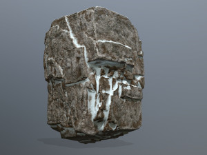 snow rocks 3D 模型