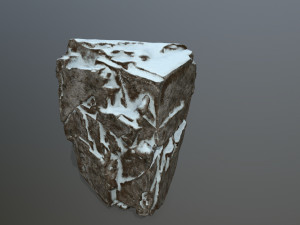 snow rocks 3D 模型