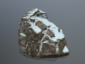 snow rocks 3D 模型