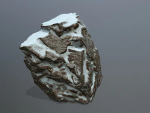 snow rocks 3D Model