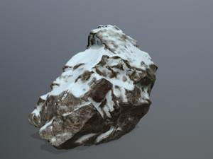 snow rocks 3D 模型