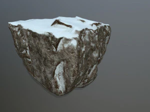 snow rocks 3D Model