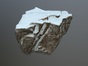 snow rocks 3D 模型