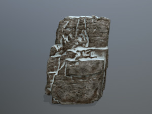 snow rocks 3D 模型