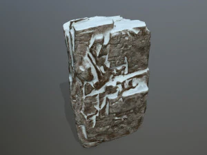 snow rocks 3D Model