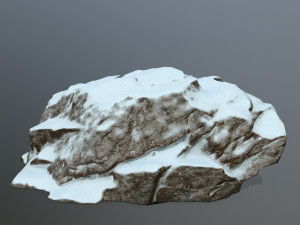snow rocks 3D 模型
