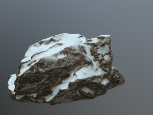 snow rocks 3D 模型