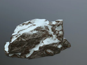 snow rocks 3D Model