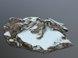 snow rocks 3D 模型