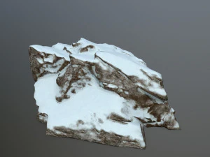 snow rocks 3D Model