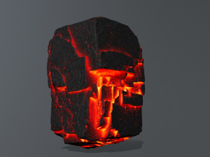 lava rock 3Dモデル