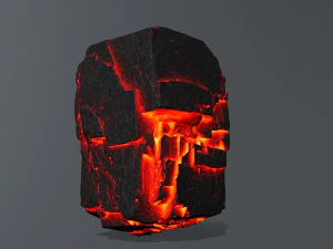lava rock 3D Model