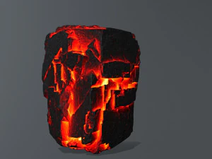 lava rock 3D Model