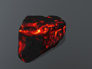 lava rock 3Dモデル