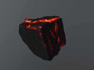 lava rock 3Dモデル