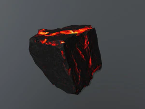 lava rock 3D Model