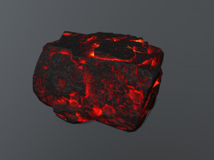 lava rock 3Dモデル