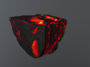 lava rock 3Dモデル