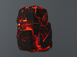 lava rock 3Dモデル