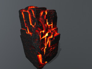 lava rock 3Dモデル