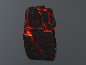 lava rock 3Dモデル