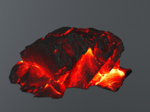 lava rock 3Dモデル