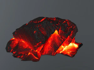 lava rock 3D Model