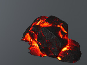 lava rock 3Dモデル