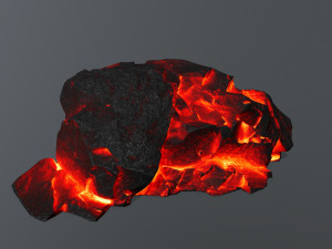lava rock 3Dモデル