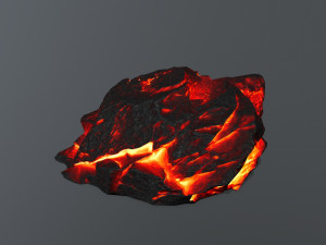 lava rock 3Dモデル