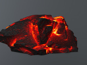 lava rock 3Dモデル
